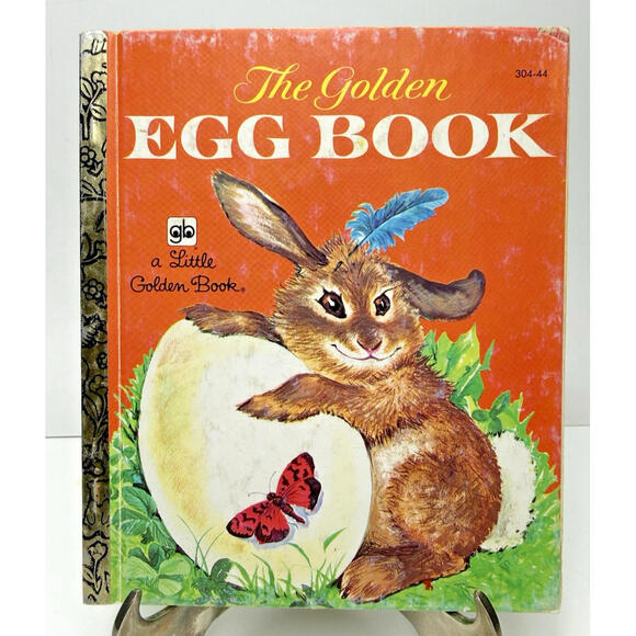 Vtg 1982 The Golden EGG Book Margaret Wise Brown. Little Golden Rabbit Duck - Picture 1 of 8